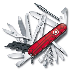 CYBER TOOL ROJA TRANSPARENTE, 39 USOS
